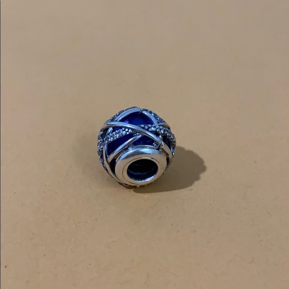 New Pandora Blue Galaxy Charm , 100% Authentic. - Picture 4 of 7